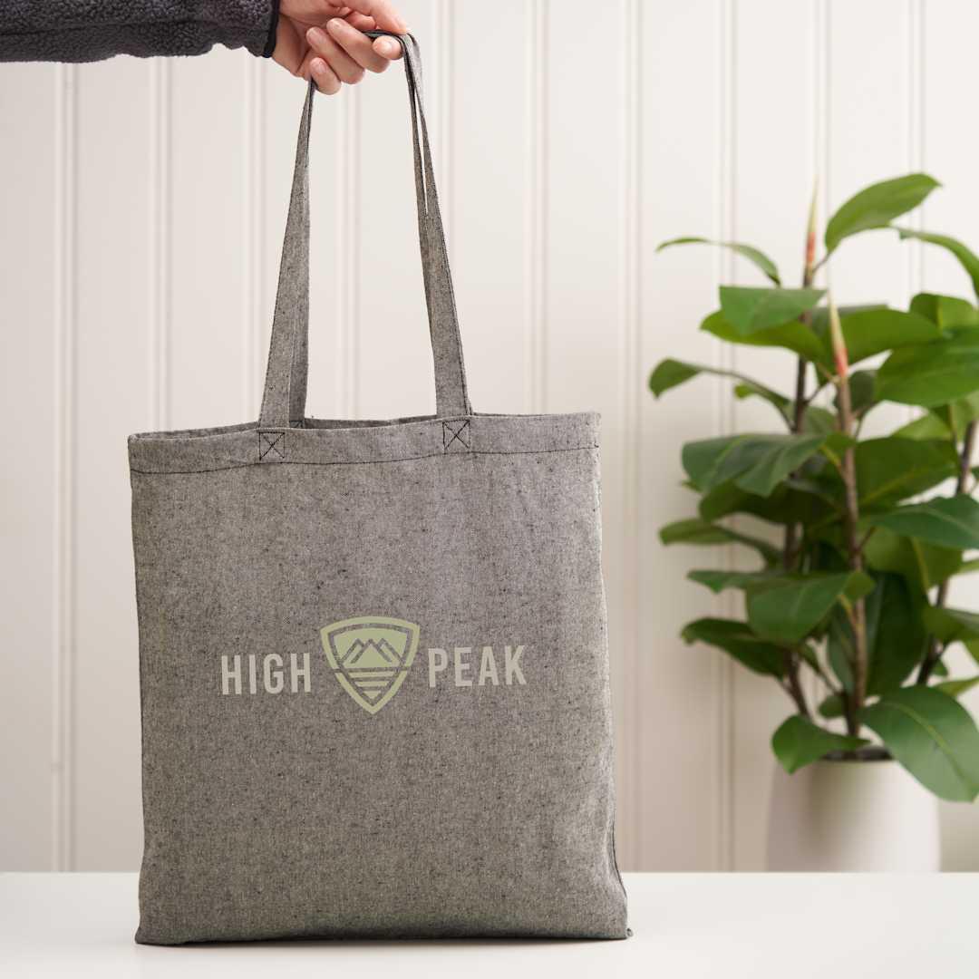 Recycled 5oz cotton twill tote Red miniatura 7