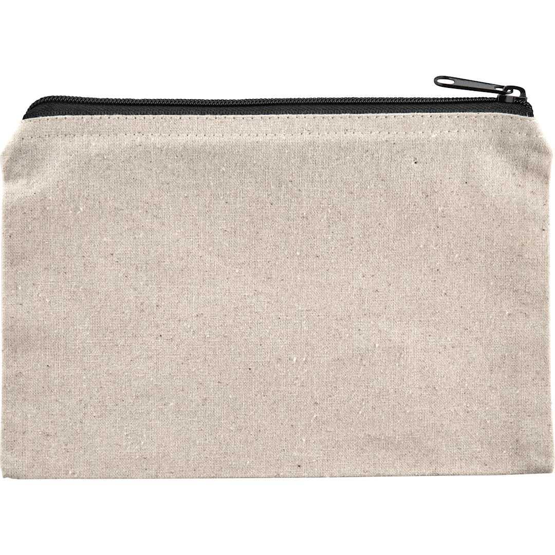 8Oz. cotton travel pouch Black miniatura 4