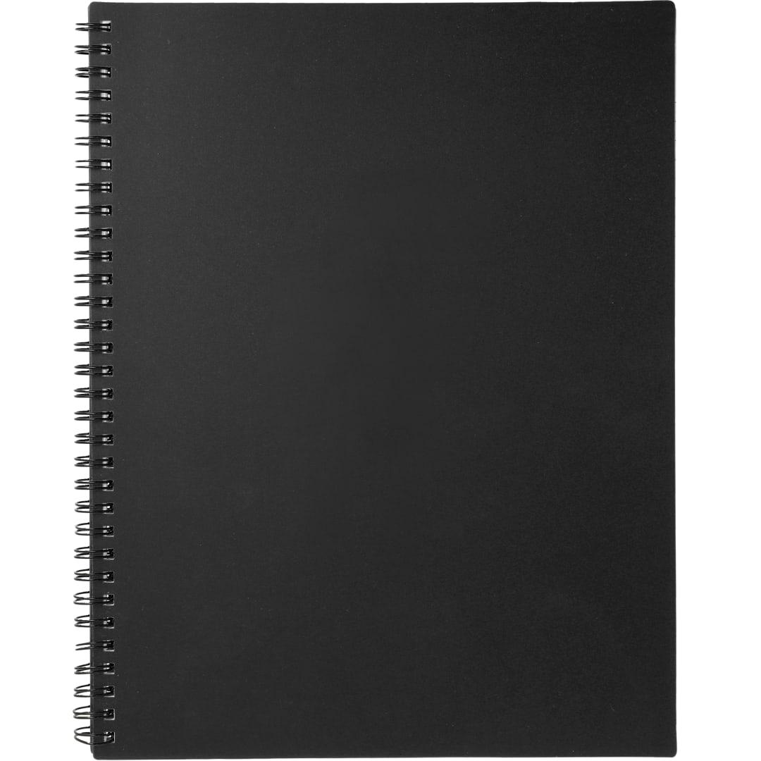 Fsc® mix 8.5 x 11 lg business spiral notebook Black miniatura 4