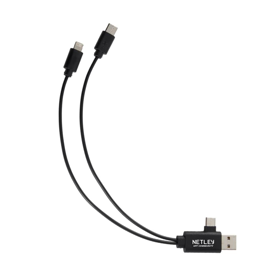 5-In-1 recycled charging cable Black miniatura 10