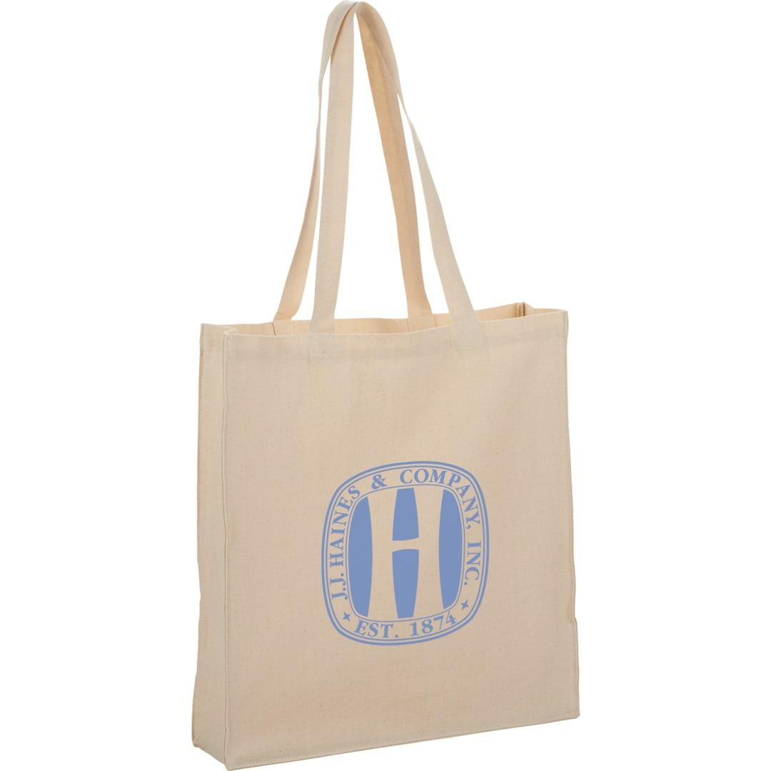 Odessa 8oz cotton canvas tote Black miniatura 8