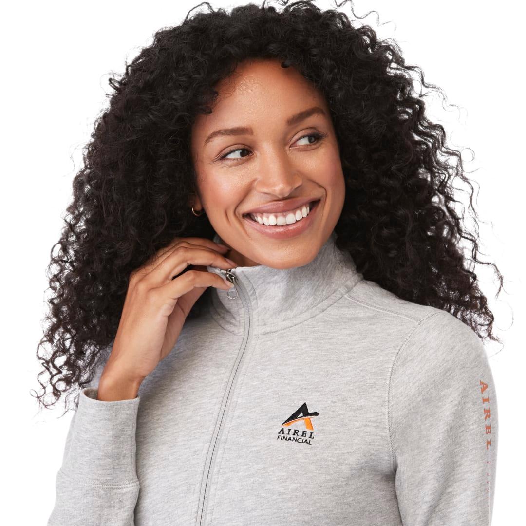 Womens dayton fleece half zip Black miniatura 15