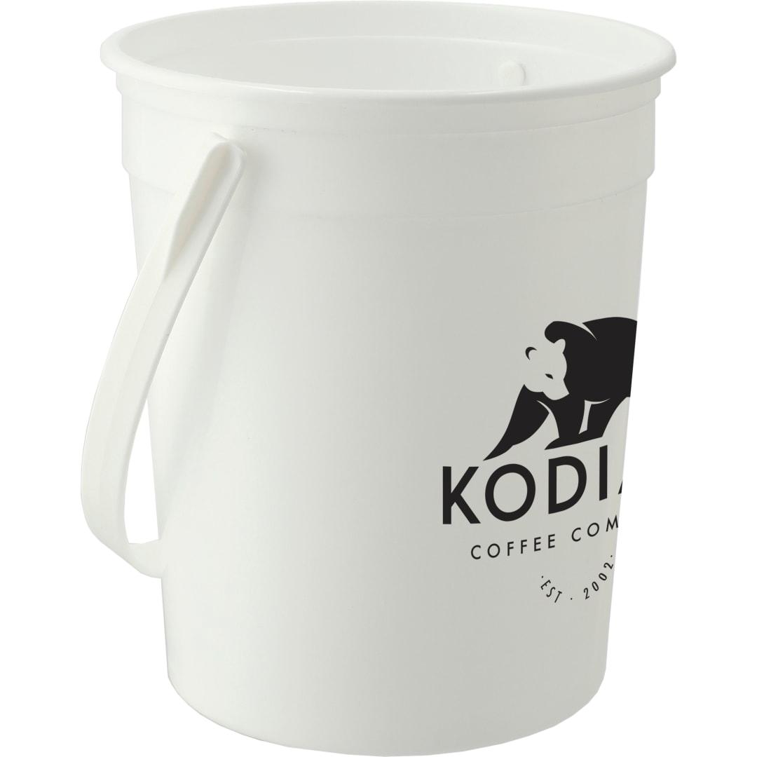 32Oz pail with handle Clear miniatura 9