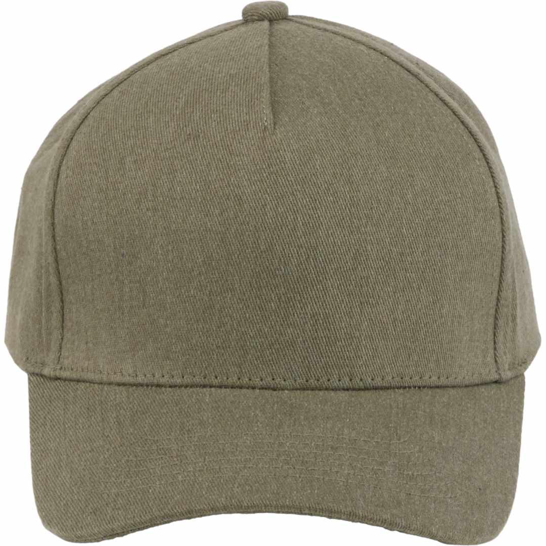 Recycled cotton twill 5 panel ballcap - unisex Black miniatura 15