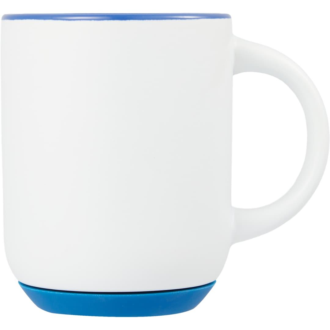 Isaac ceramic mug w/ rubber bottom 14oz White thumbnail 12