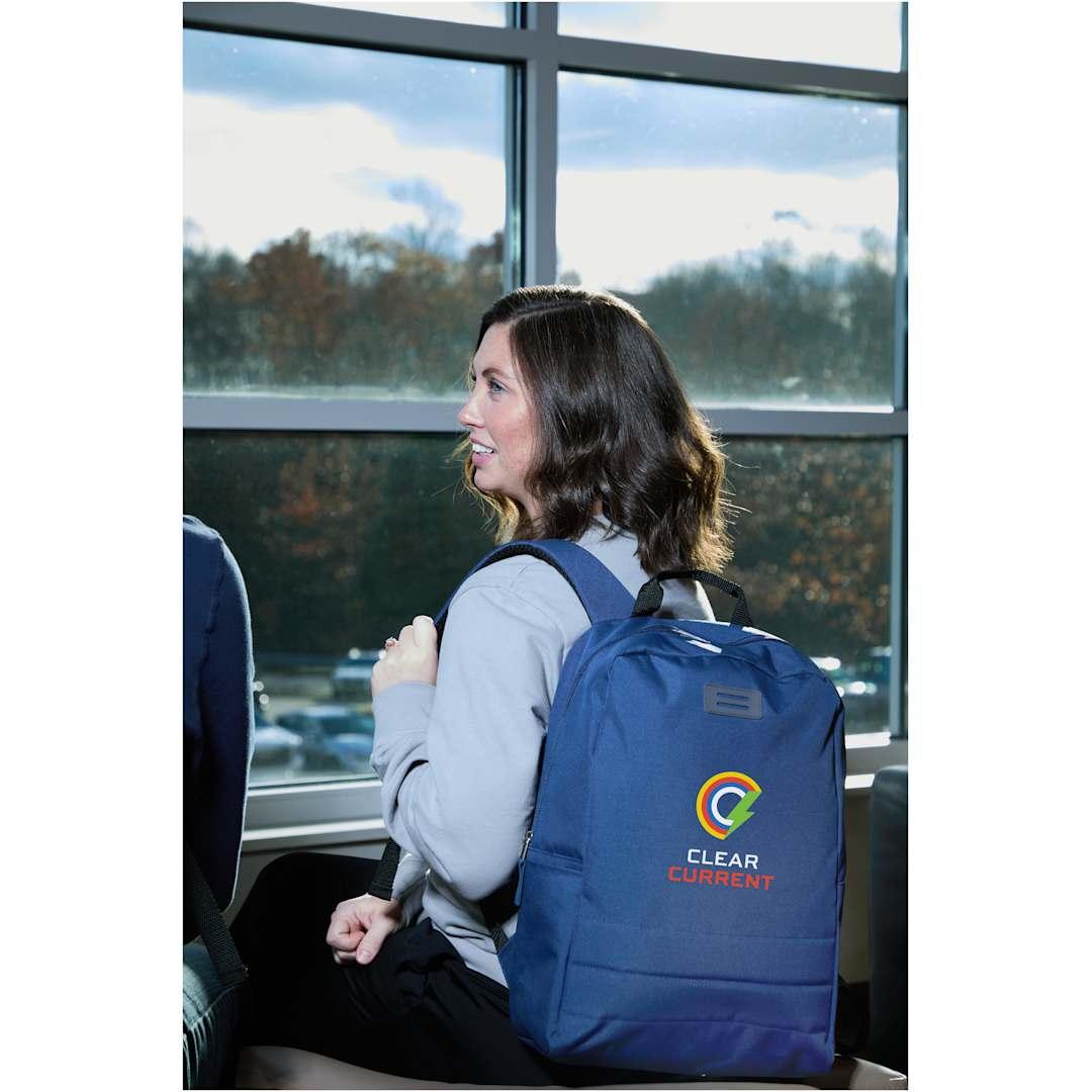 Ripple recycled 15 computer backpack Navy Blue thumbnail 2