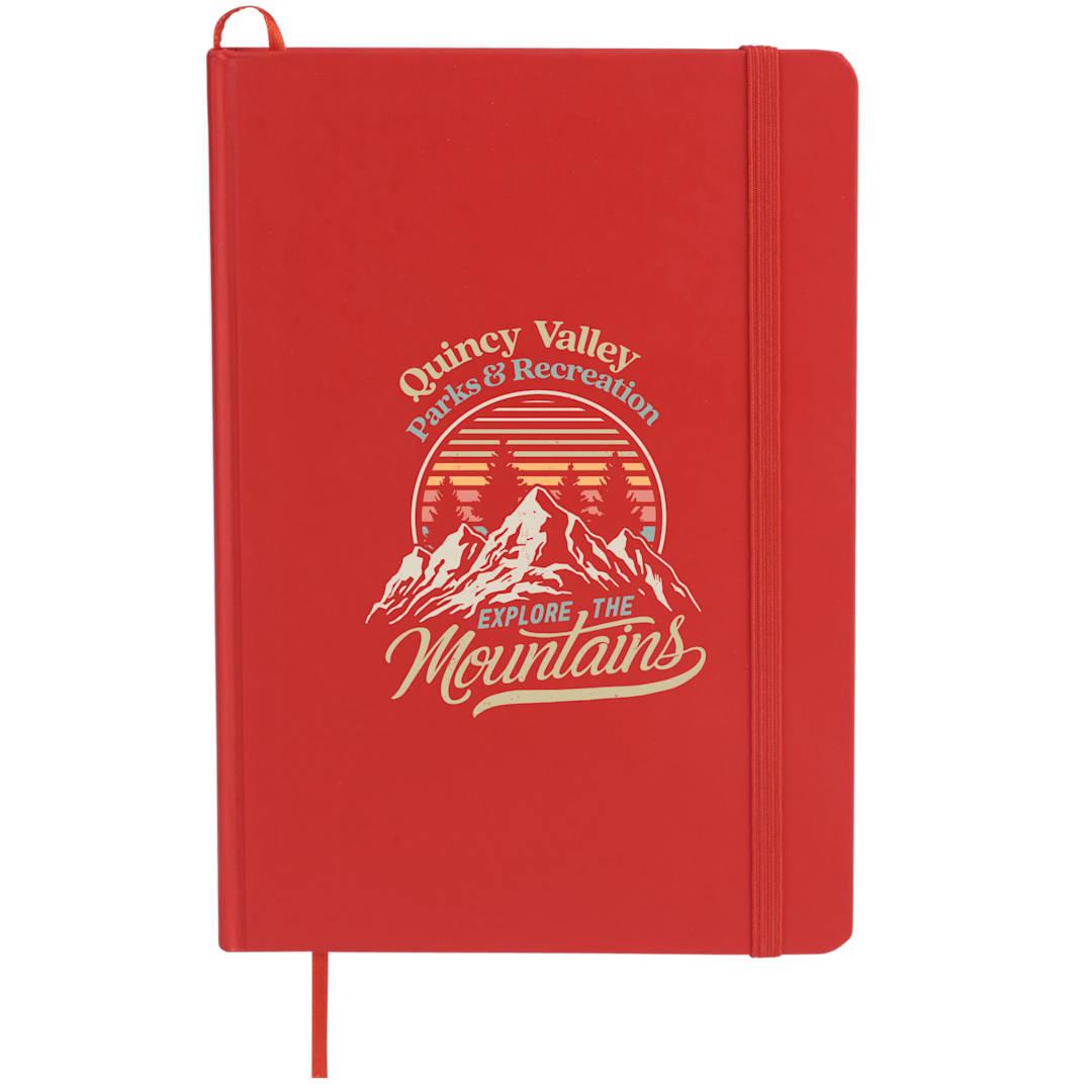 Fsc® mix 5 x 7 snap elastic closure notebook Red miniatura 21