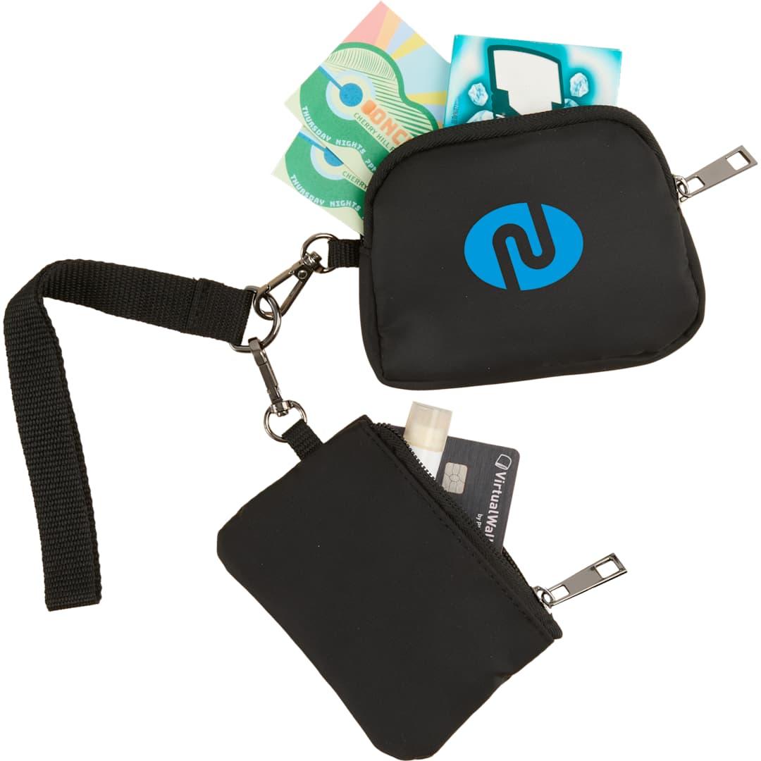 Daybreak recycled dual lanyard Black miniatura 5