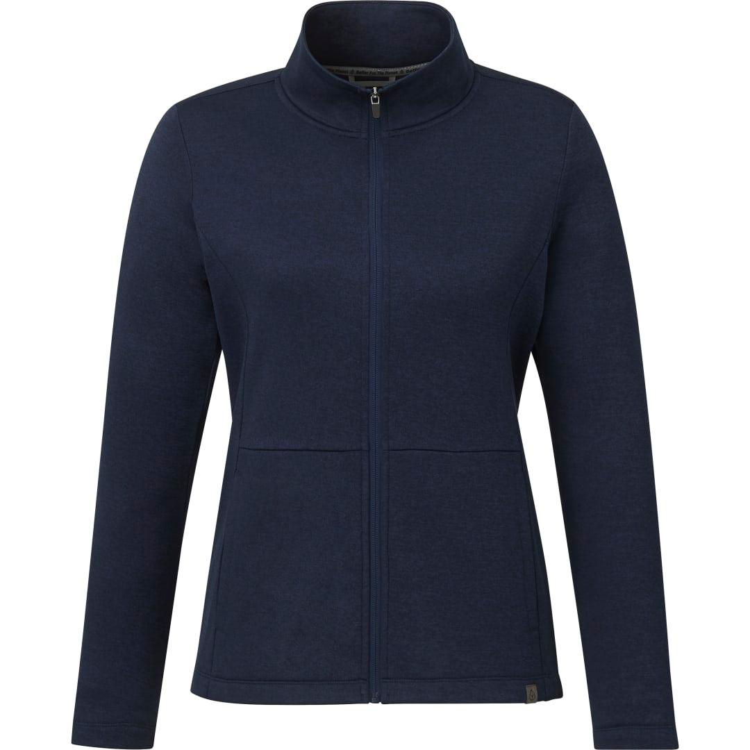 Merritt eco knit full zip - womens Navy Blue miniatura 6