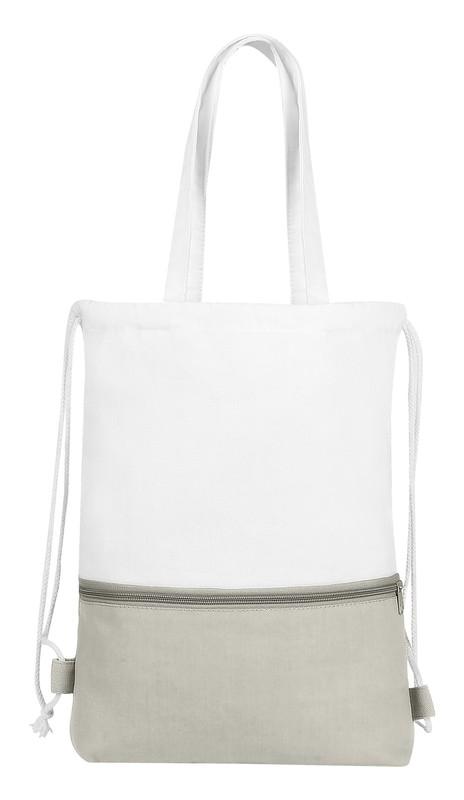 Bolsa-mochila fuseta GRIS front