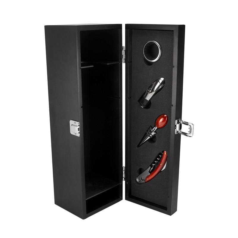 Set para vinos cabernet NEGRO front