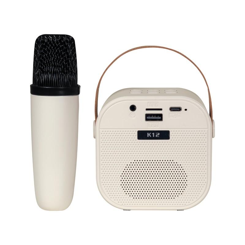 Bocina karaoke idol BEIGE miniatura 3