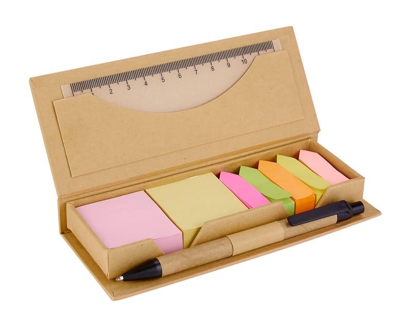 Porta notas inzia BEIGE front