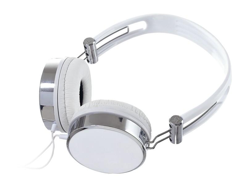 Audífonos mega beat BLANCO front