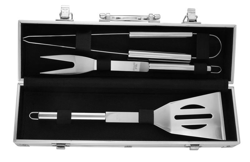 Set de bbq snazzy PLATA front