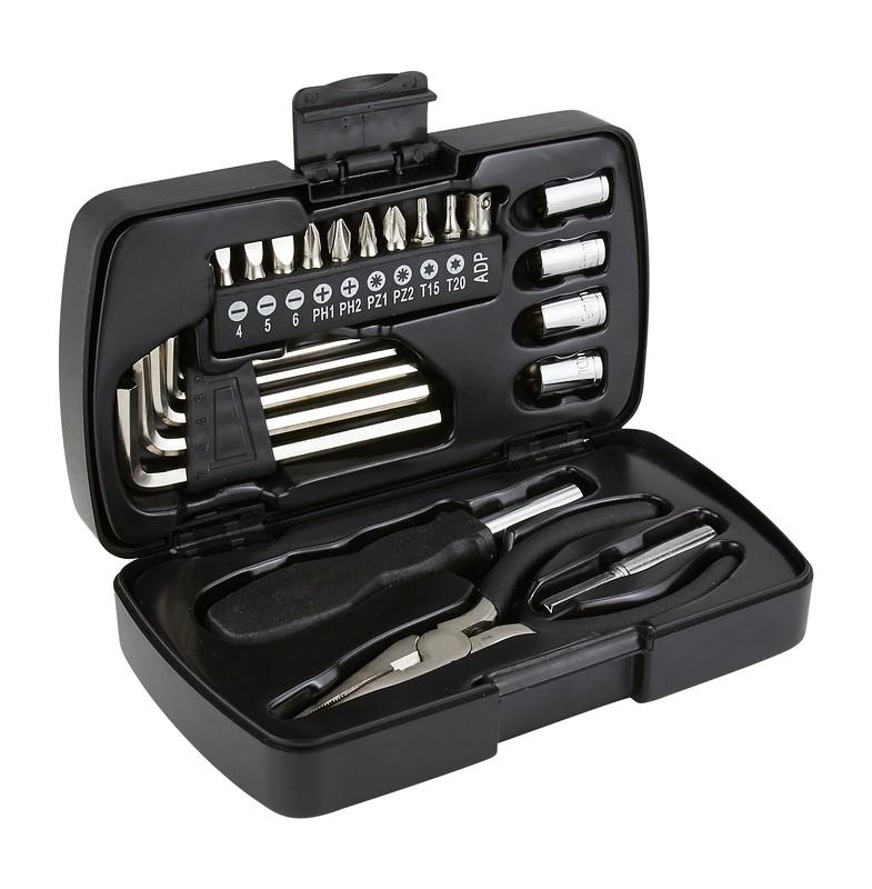 Set de herramientas authie NEGRO front