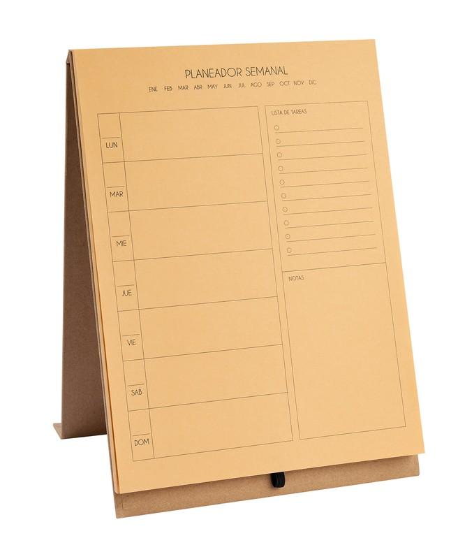 Planeador semanal ziel BEIGE miniatura 5