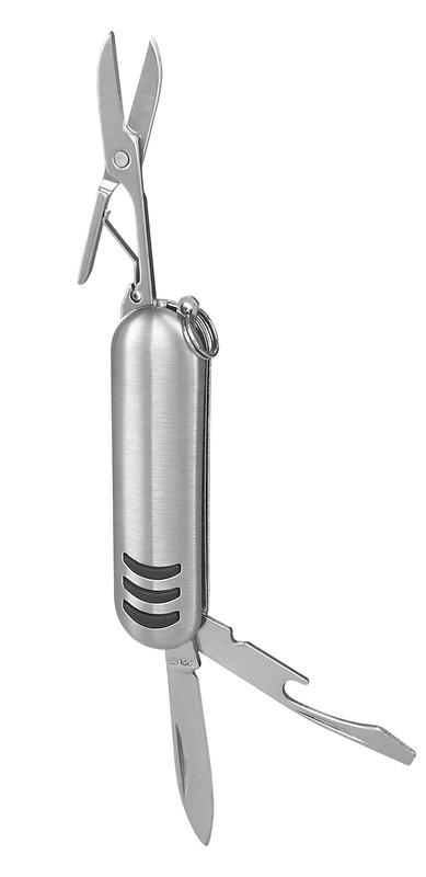Mini navaja bullet PLATA front