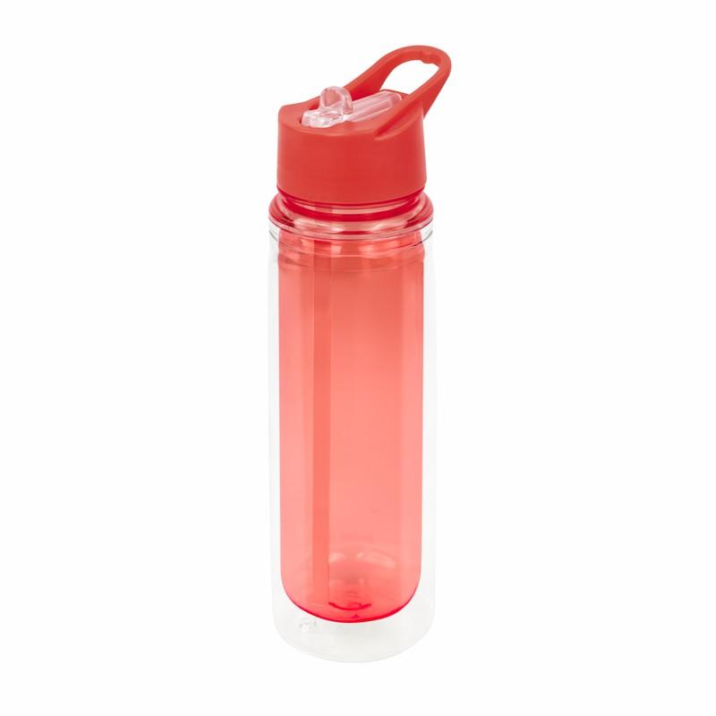 Cilindro milo ROJO TRASLUCIDO front