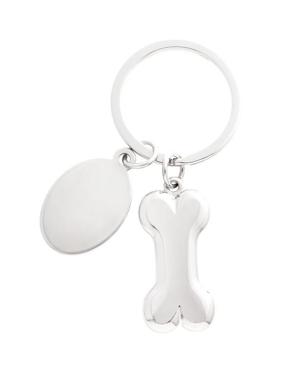 Llavero doggy PLATA front