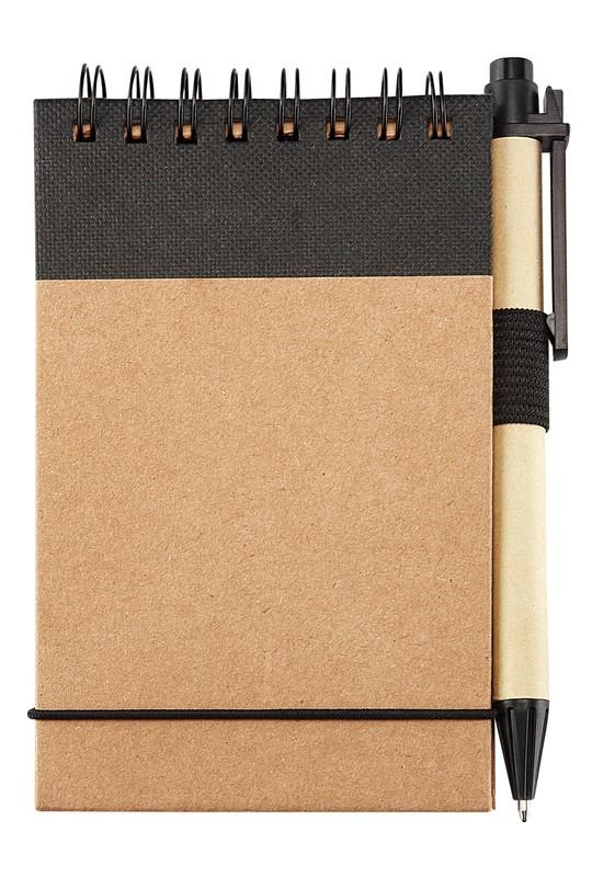 Libreta green planet NEGRO front