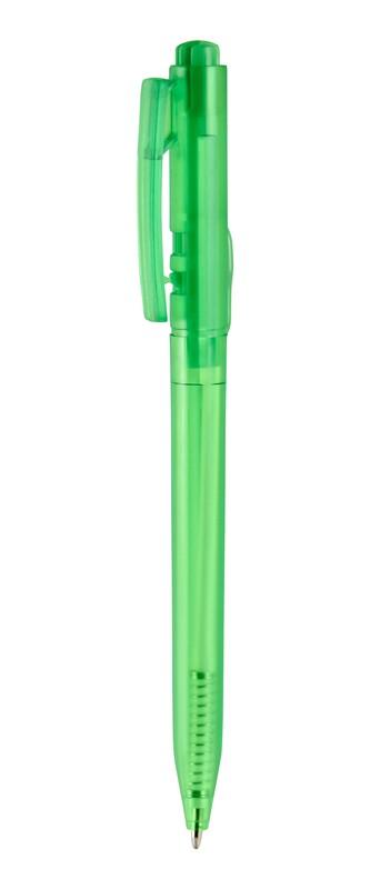 Bolígrafo kivu VERDE TRASLUCIDO front