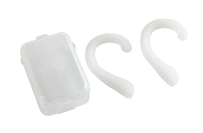 Gomas para cubrebocas bombay BLANCO front