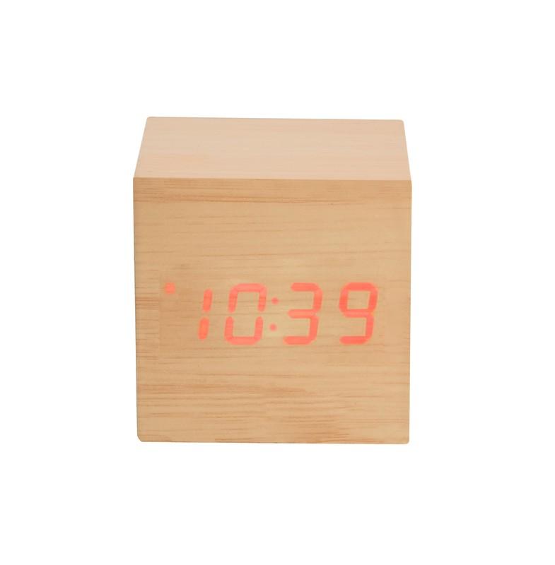 Reloj time cube BEIGE front