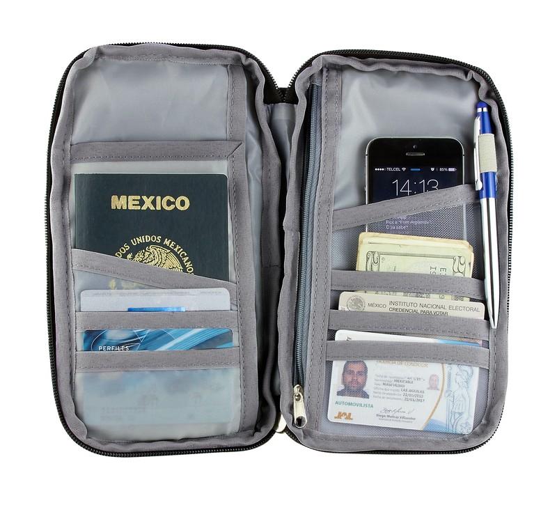 Porta pasaporte skana NEGRO miniatura 2