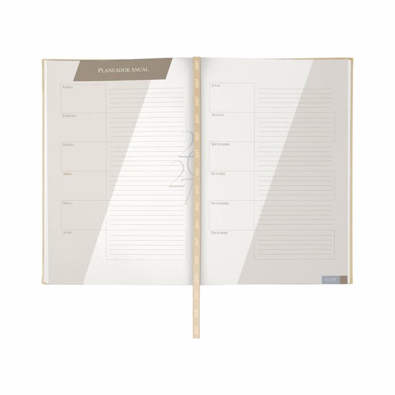 Agenda diaria clásica 2027 Beige miniatura 3