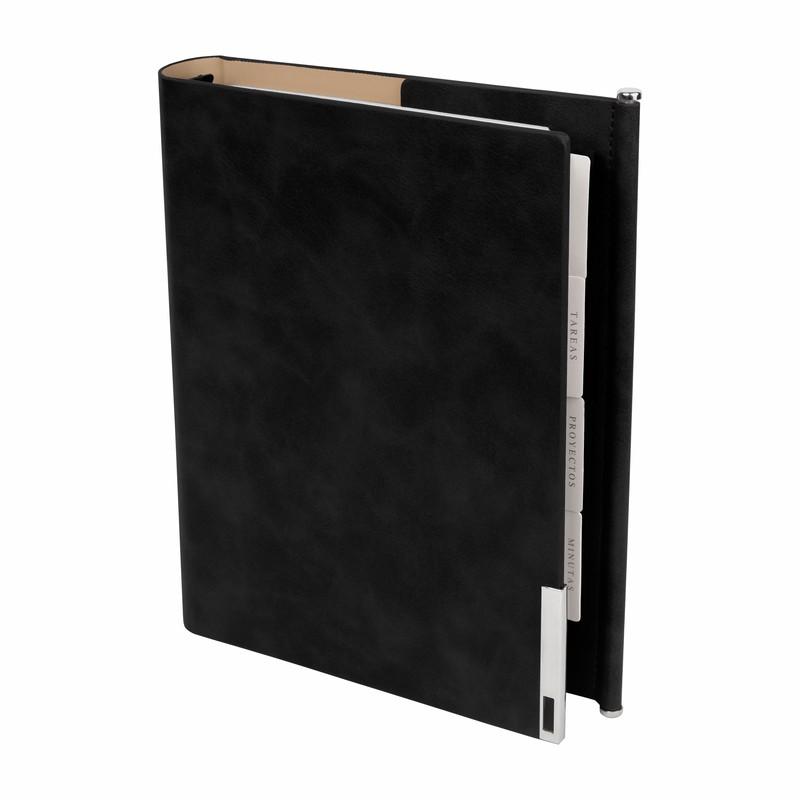 Agenda semanal premium 2027 NEGRO front