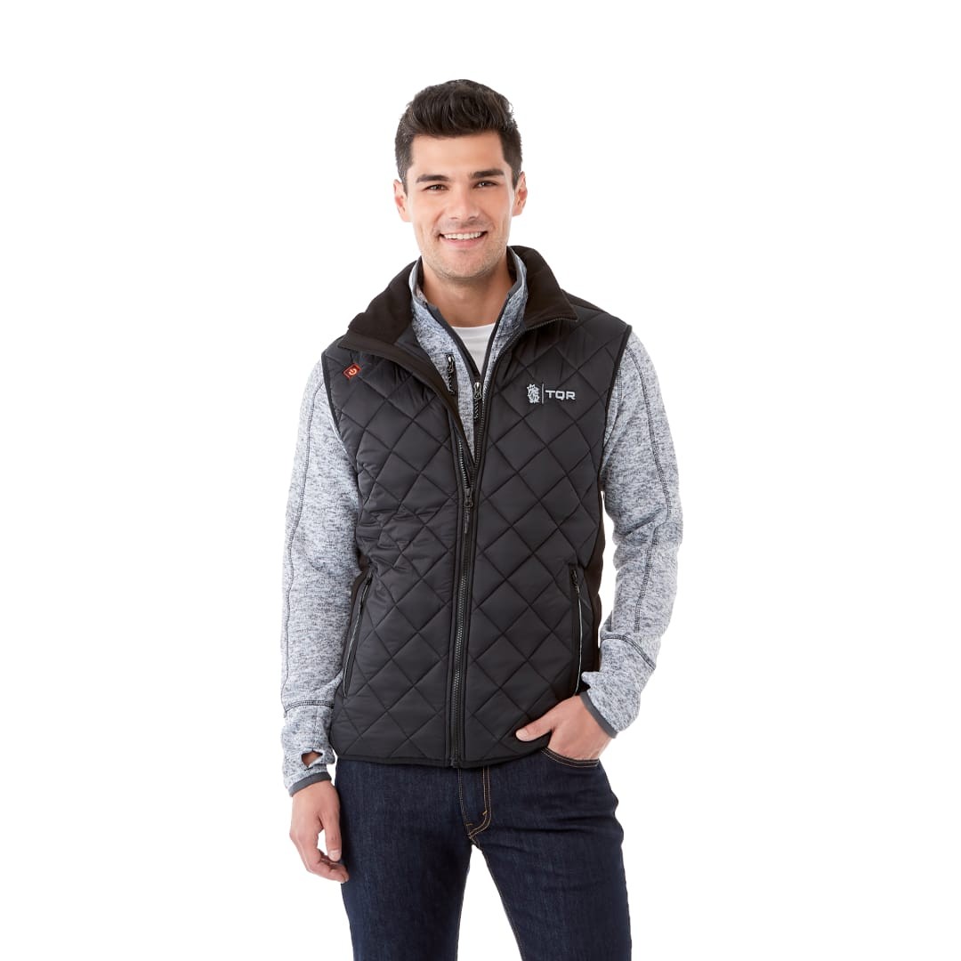 Mens shefford heat panel vest w/ power bank